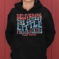 4Th Of July Labor And Delivery Nurse American Land D Nurse Women Hoodie