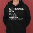 5Th Grade Boy Definition Funny Back To School Student Women Hoodie