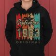 60 Year Old Made In September 1963 60Th Birthday Women Hoodie
