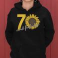 70 Years And Fabulous 70Th Birthday Sunflower Women Hoodie