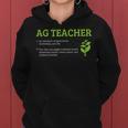 Agriculture Teacher Definition Agriculture Teacher Women Hoodie Agriculture Teacher Definition Agriculture Teacher Women Hoodie