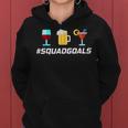 Alcohol Is A Solution Vodka Rum Gin Whiskey Beer Drinking Women Hoodie