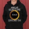 Annular Solar Eclipse 2023 Corpus Christi Texas Women Hoodie