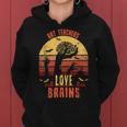 Art Teachers Love Brains Funny Teacher Halloween Gift Gifts For Teacher Funny Gifts Women Hoodie