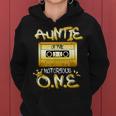 Auntie Of The Notorious One Bday Old School Hip Hop Mama 1St Women Hoodie