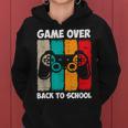 Back To School Funny Game Over Teacher Student Video Game Women Hoodie