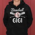 Baseball Gigi Retro Funny Softball Mom Mothers Day 2023 Women Hoodie
