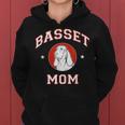 Basset Hound Mom Dog Mother Women Hoodie