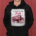 Bc Breast Cancer Awareness In October We Wear Pink Autumn Truck Breast Cancer Bleached Cancer Women Hoodie