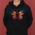 Beautiful Watercolor Butterfly Graphic Women Hoodie