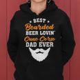 Beer Best Bearded Beer Lovin Pomeranian Dad Funny Dog Lover Women Hoodie