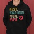 Best Beagle-Harrier Mom Ever Vintage Mother Dog Lover Women Hoodie