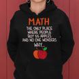 Best Math Teacher Joke Humor Science Fun Math Pun Women Hoodie