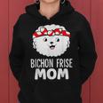 Bichon Frise Dog Owner Mama Funny Bichon Frise Mom Women Hoodie