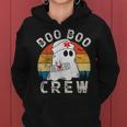 Boo Boo Crew Nurse Ghost Halloween Costume Nurse Women Hoodie