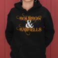 Bourbon & Barbells Weightlifting Fitness Gym Whiskey Workout Women Hoodie