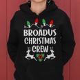 Broadus Name Gift Christmas Crew Broadus Women Hoodie