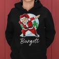 Burgett Name Gift Santa Burgett Women Hoodie