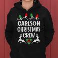 Carlson Name Gift Christmas Crew Carlson Women Hoodie