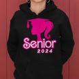 Class Of 2024 Senior Pink Seniors 2024 Girls Women Hoodie
