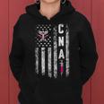 Cna - American Flag July 4Th Certified Nurse Assistant Women Hoodie