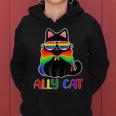 Cute Lgbt Gay Ally Cat Rainbow Pride Flag Boys Men Girls Women Hoodie