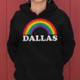 Dallas Rainbow Lgbtq Gay Pride Lesbians Queer Women Hoodie