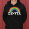 Denver Co Gay Pride Women Men Rainbow Lesbian Lgbtq Lgbt Women Hoodie
