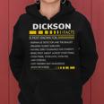 Dickson Name Gift Dickson Facts V3 Women Hoodie
