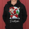 Dickson Name Gift Santa Dickson Women Hoodie