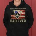 Dog Grayhound Best Dog Dad Ever Usa Flag Dad Joke Greyhound 4Th Of July 21 Women Hoodie