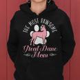 Dog Mom Dog Breed Animal Great Dane Mom Women Hoodie