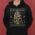 Dogs Christmas Tree Dog Lover Ugly Sweater Xmas Pets Women Hoodie