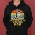 East European Shepherd Dog Mom Retro Dogs Lover & Owner Women Hoodie