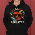 Educational Rockstars Teacher Squad Back To School Hippie Women Hoodie