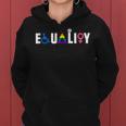 Equality Funny Lgbt Flag Gay Pride Month Lgbtq Rainbow Women Hoodie