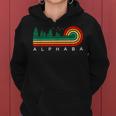 Evergreen Vintage Stripes Alphaba Mississippi Women Hoodie