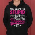 Ex Wife You Cant Fix Stupid But You Can Divorce It Funny Gifts For Wife Women Hoodie