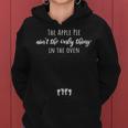 Expecting Mom Thanksgiving Apple Pie Twin Pregnancy Reveal Women Hoodie