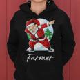 Farmer Name Gift Santa Farmer Women Hoodie