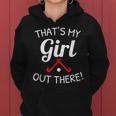 Field Hockey MomDad That's My Girl Out There Women Hoodie