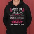 Freeda Name Gift And God Said Let There Be Freeda V2 Women Hoodie