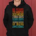 Funny 60Th Birthday Old Meter Funny 60 Year Old Gifts Women Hoodie