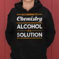 Funny Alcohol Is A Solution Craft Beer Brewer Gift Men Women Women Hoodie