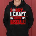 Funny Baseball Aunt And Uncle - Nephew Has Baseball Women Hoodie Funny Baseball Aunt And Uncle - Nephew Has Baseball Women Hoodie