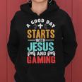 Christian Jesus Gaming For Christian Gamer Women Hoodie