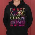 Funny Clumsy Quote Im Not Clumsy Funny Sarcastic Women Hoodie