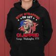 Funny Independence Day 4Th Of July Usa Flag Women Hoodie