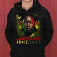 Funny Junenth For Women Freedom Since 1865 African Pride Women Hoodie