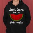 Funny Watermelon Design For Men Women Watermelon Wedge Fruit Women Hoodie